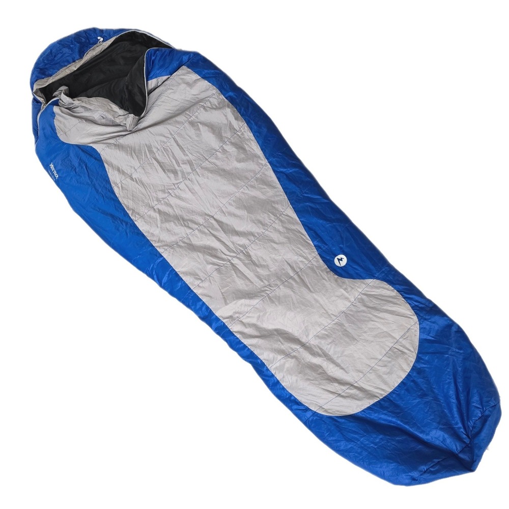 Marmot Trestles Mummy Sleeping Bag Unisex Regular Blue Grey Synthetic 15 15F/-9C